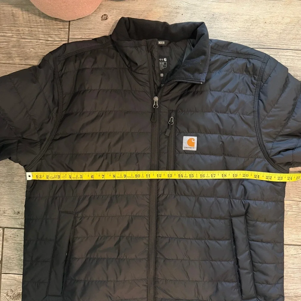 Carhartt Rain Defender Relaxed Fit Insulated Jacket Black 102208-001 Mens L